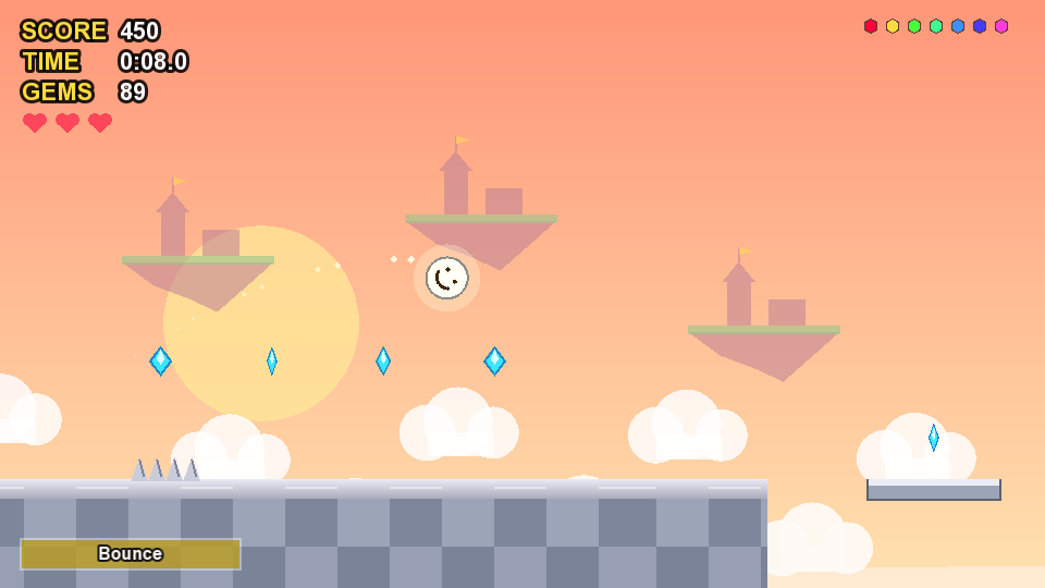 Sky Fortress at sunset, with floating islands, and Mahmoud glowing white in the Mysterious Form